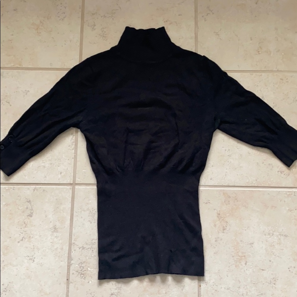 3/4 Sleeve Mock Turtleneck by Express
